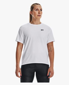 여성 UA 에센셜 코튼 스트레치 티셔츠